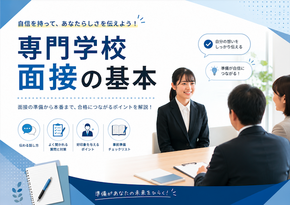 専門学校受験：面接の基本