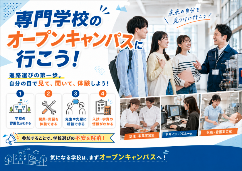 オープンキャンパスへ行こう！