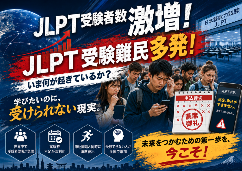 JLPT受験者数激増
